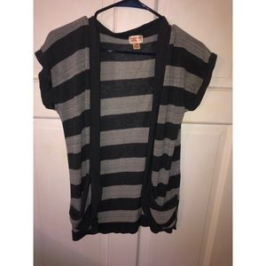 Dark and light gray over shirt